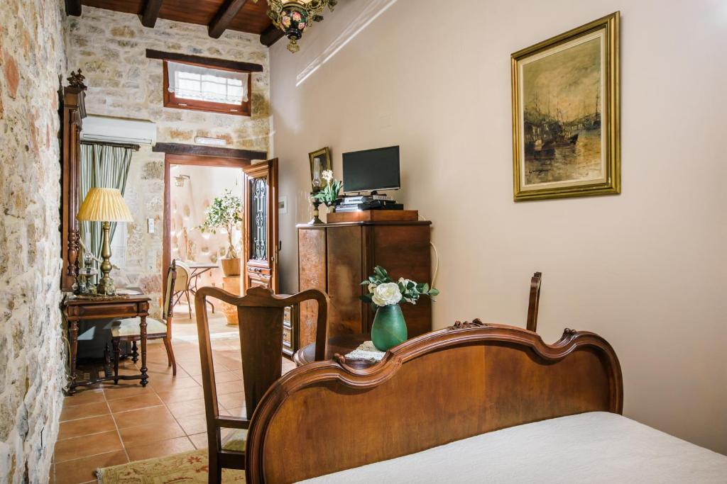 TV a/nebo společenská místnost v ubytování Casa Di Veneto