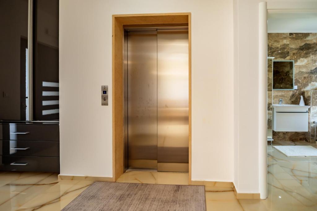 Koupelna v ubytování Hotel MS