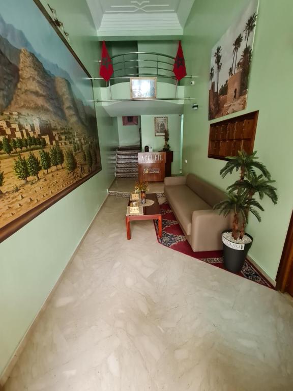 Posezení v ubytování Figuig Appart'Hotel