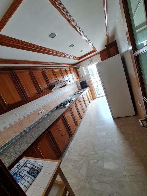 Kuchyň nebo kuchyňský kout v ubytování Figuig Appart'Hotel