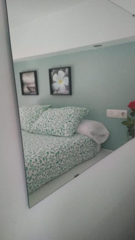 A bed or beds in a room at Estudio San Matias