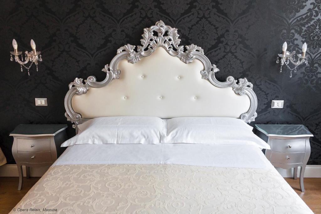Postel nebo postele na pokoji v ubytování Opera Relais