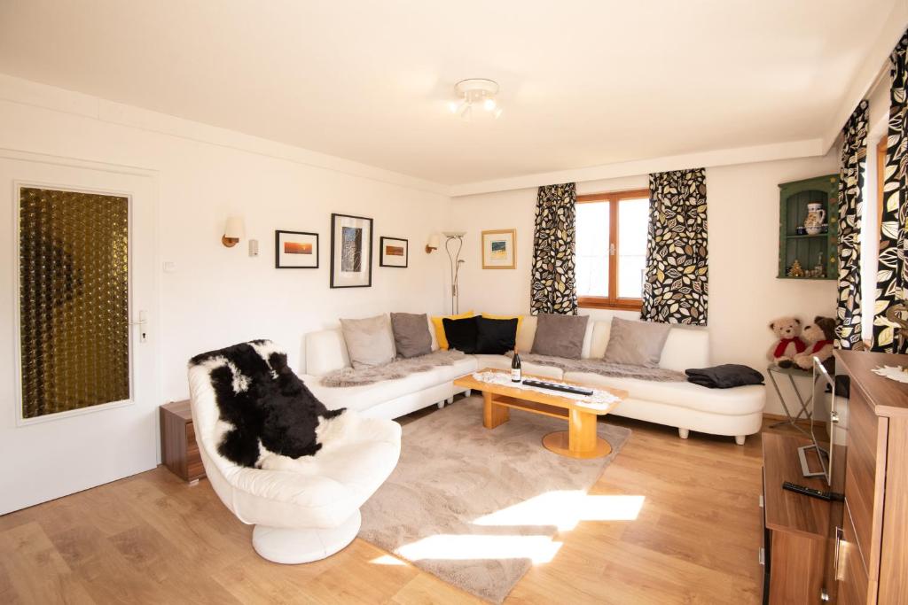Posezení v ubytování CHALET MARESI