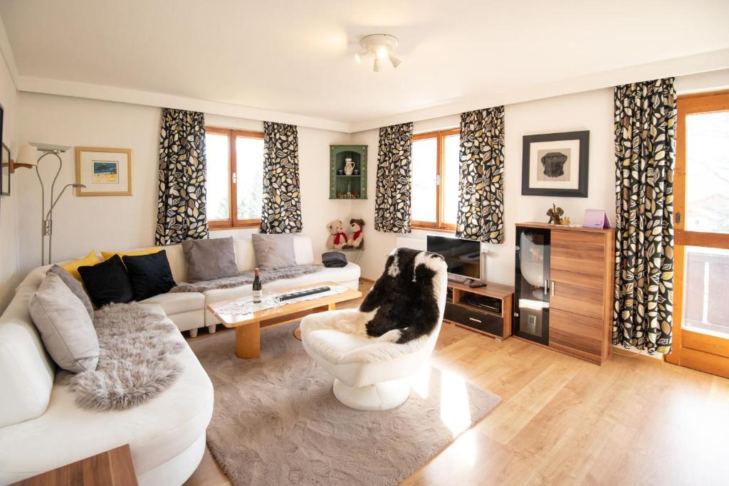 Posezení v ubytování CHALET MARESI