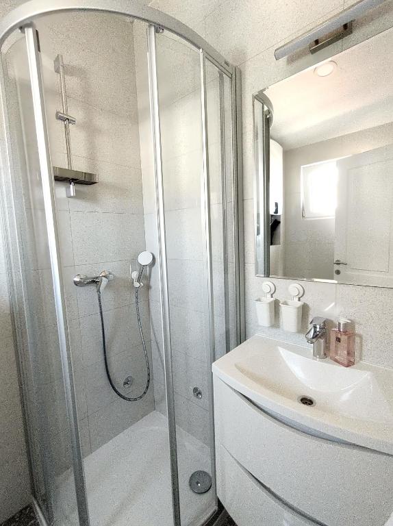 Kúpeľňa v ubytovaní Family Apartment Marton