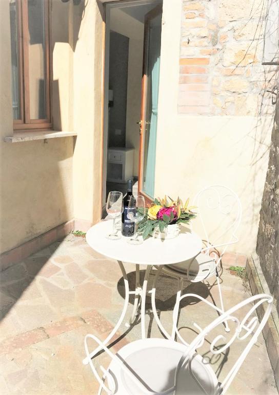 Patio nebo venkovní prostory v ubytování Hotel Volterra In Superior