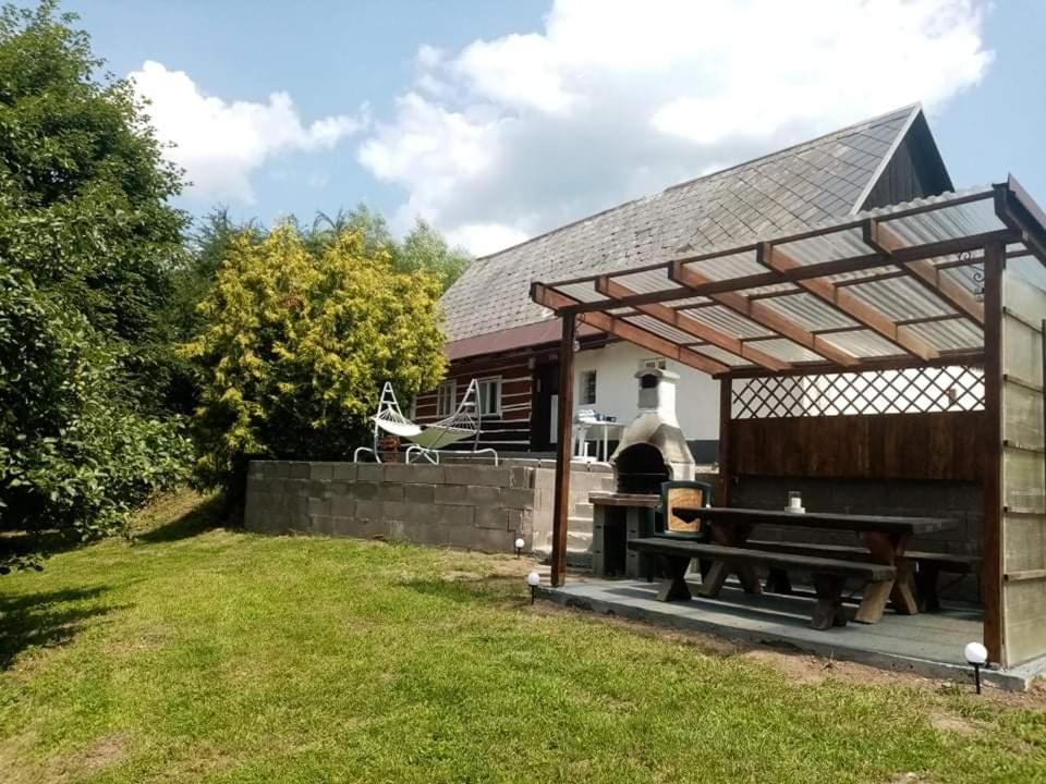 Zahrada ubytování Roubenka Krkonoše - Adršpach