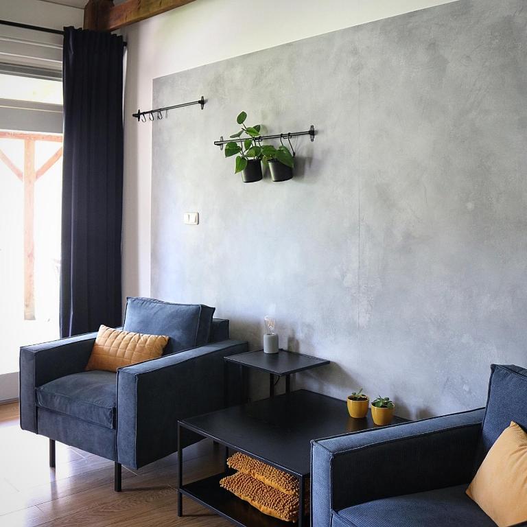 Bed and Breakfast 'Wij en de Zande' - kamer met vide - Double Room With Garden View