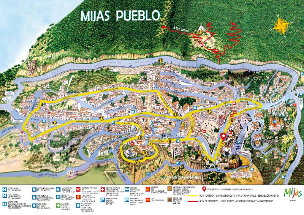 Výhľad na mesto Mijas alebo výhľad na mesto priamo z apartmánu