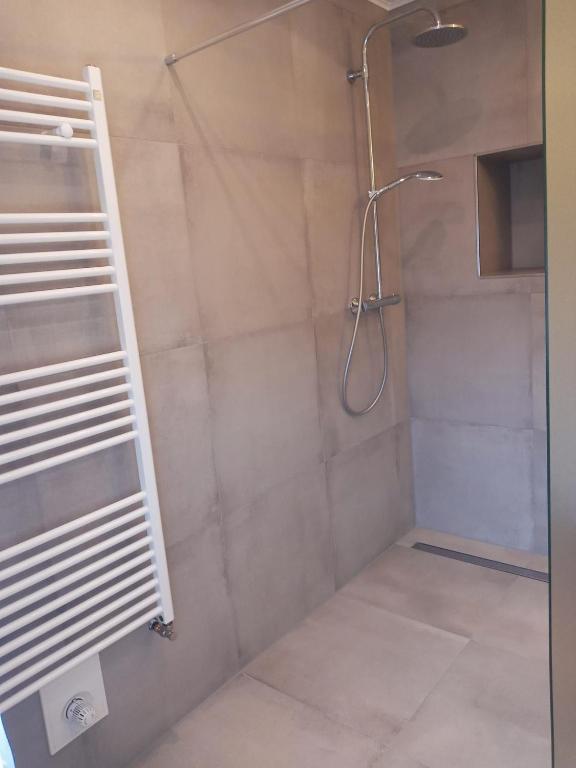 Koupelna v ubytování 5 Sterne Ferienwohnung Dünensand