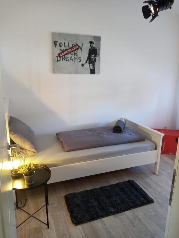 Posezení v ubytování 5 Sterne Ferienwohnung Dünensand