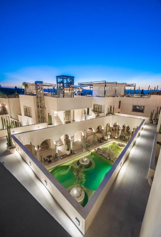 Bazén v ubytování Hotel Amatte San Miguel de Allende nebo v jeho okolí