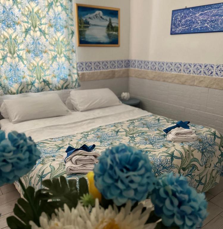 Letto o letti in una camera di B&B 091