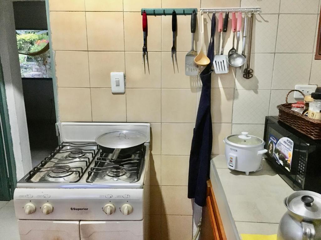 Kuchyň nebo kuchyňský kout v ubytování Finca La Belleza-Villeta