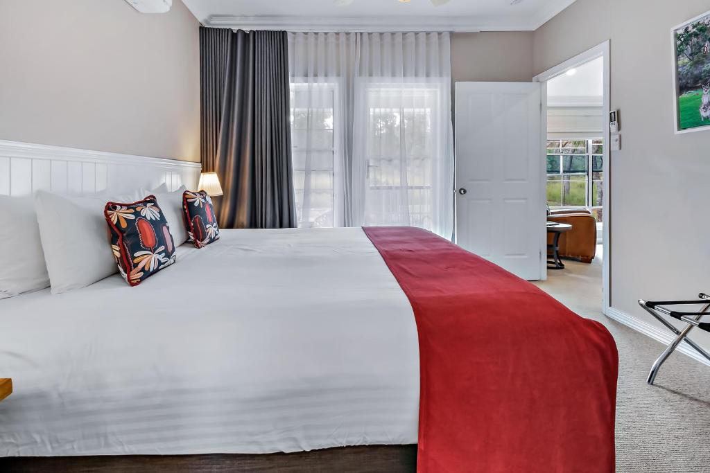 Postel nebo postele na pokoji v ubytování Diamondvale Estate Stanthorpe