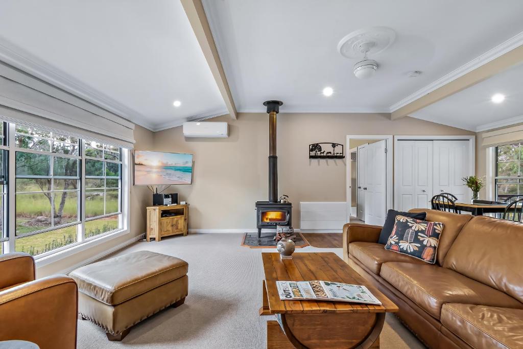 Posezení v ubytování Diamondvale Estate Stanthorpe
