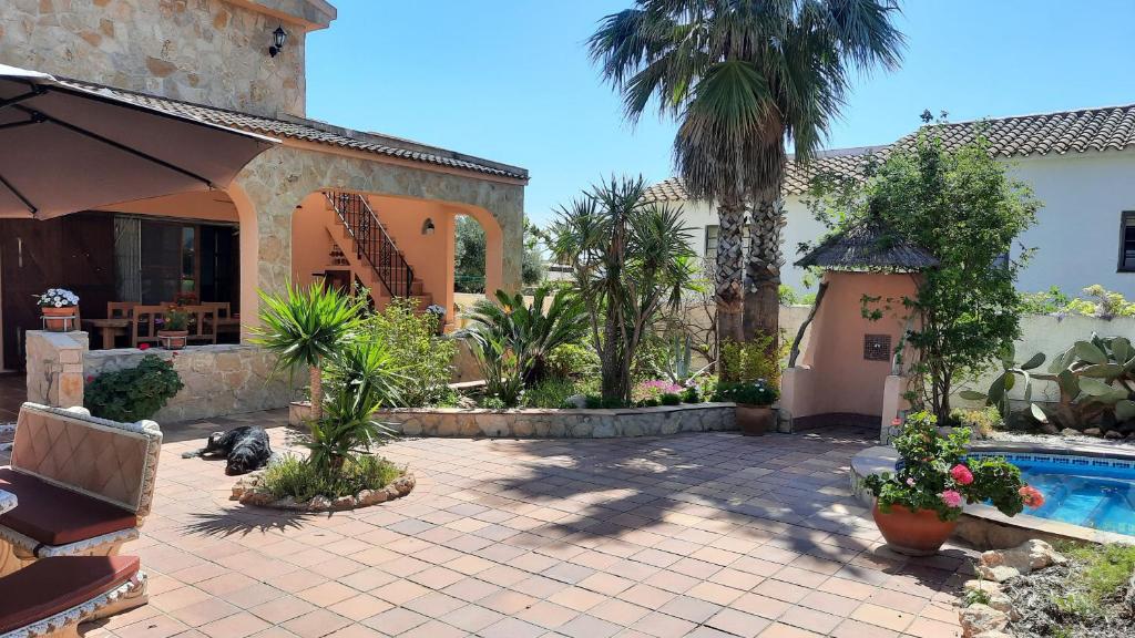 The swimming pool at or close to Riumar "Pedro", 270m to beach, private pool, On-Site-Service, dog beach