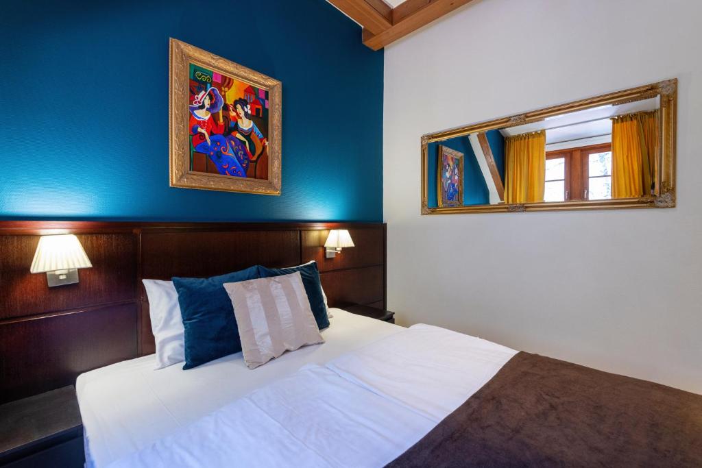 Posteľ alebo postele v izbe v ubytovaní Templomvölgy Butik Hotel Mátrakeresztes