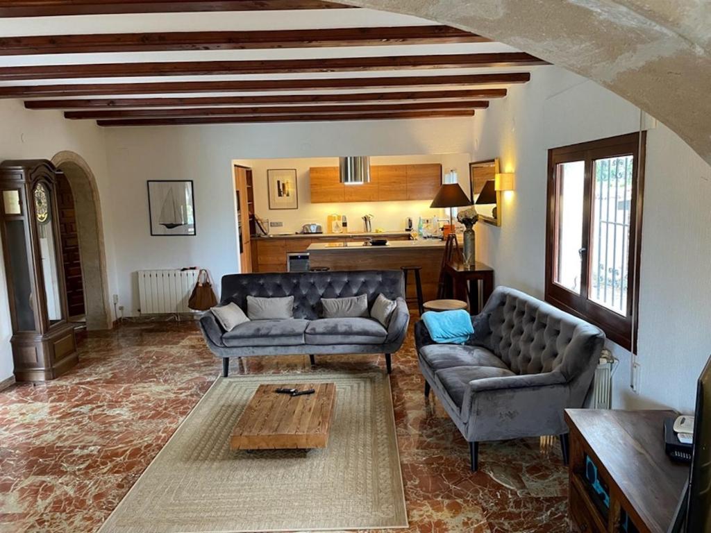 A seating area at Casa Pera