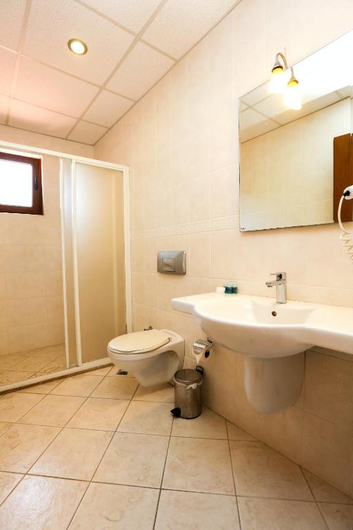 Koupelna v ubytování Gocek Unlu Hotel