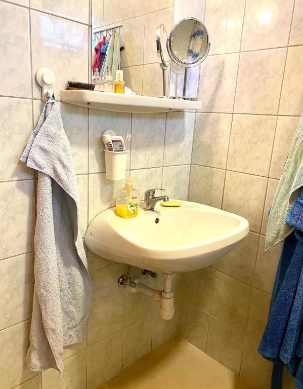 Koupelna v ubytování Harcsáztat-Lak