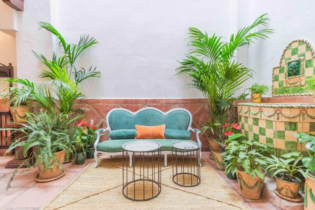 Część wypoczynkowa w obiekcie Penthouse & private rooftop in the heart of Malaga by REMS