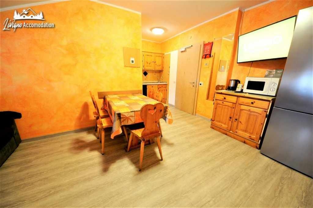 Kuchyň nebo kuchyňský kout v ubytování Residence Casa Longa by Livigno Accomodation