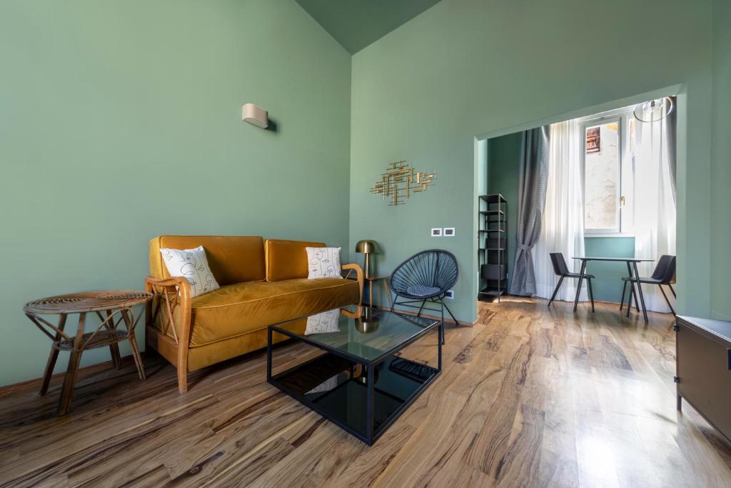 Χώρος καθιστικού στο GetTheKey Pavaglione Apartment