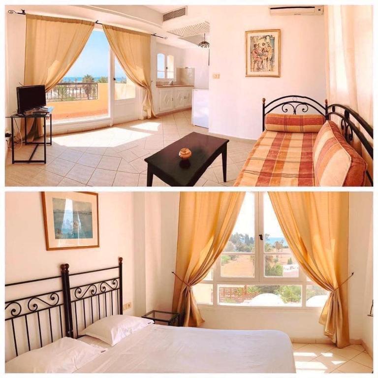 Postel nebo postele na pokoji v ubytování Appart Hotel Villamar