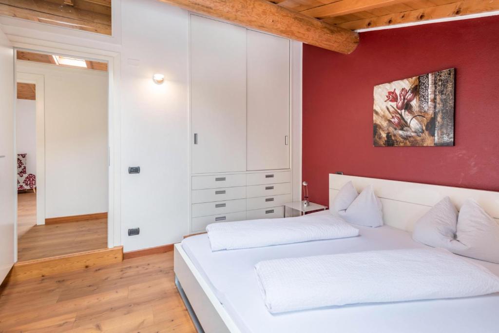 Łóżko lub łóżka w pokoju w obiekcie Casa Rustico