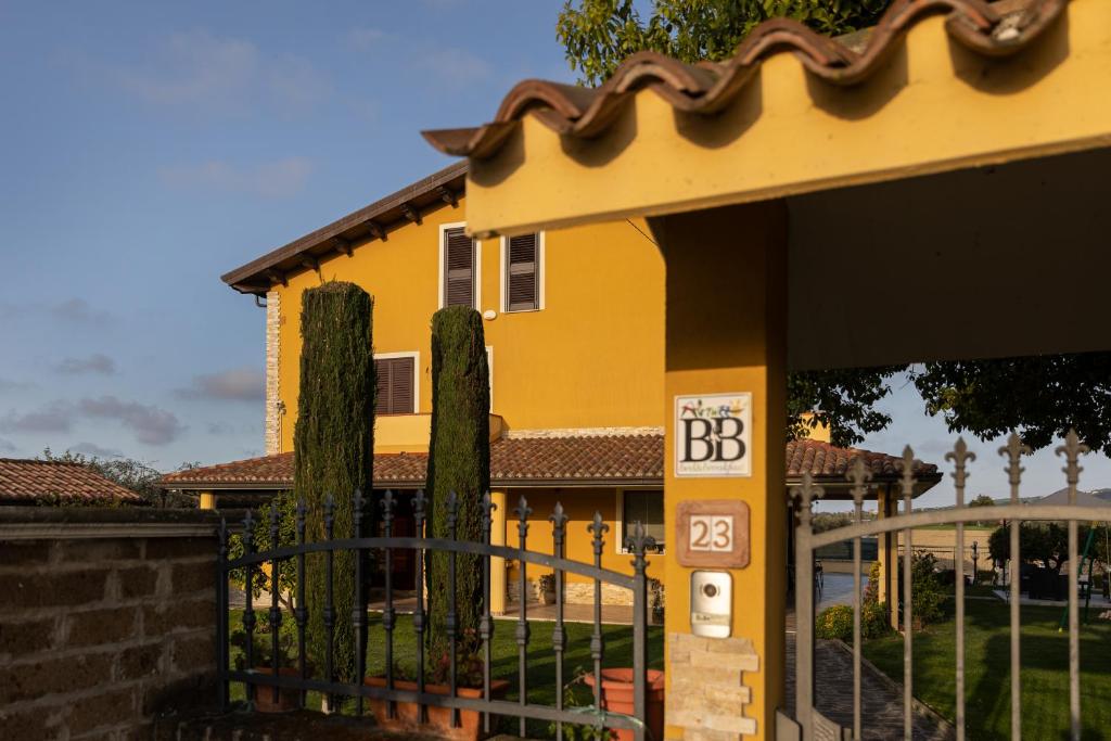 Budova, kde se bed and breakfast nachází