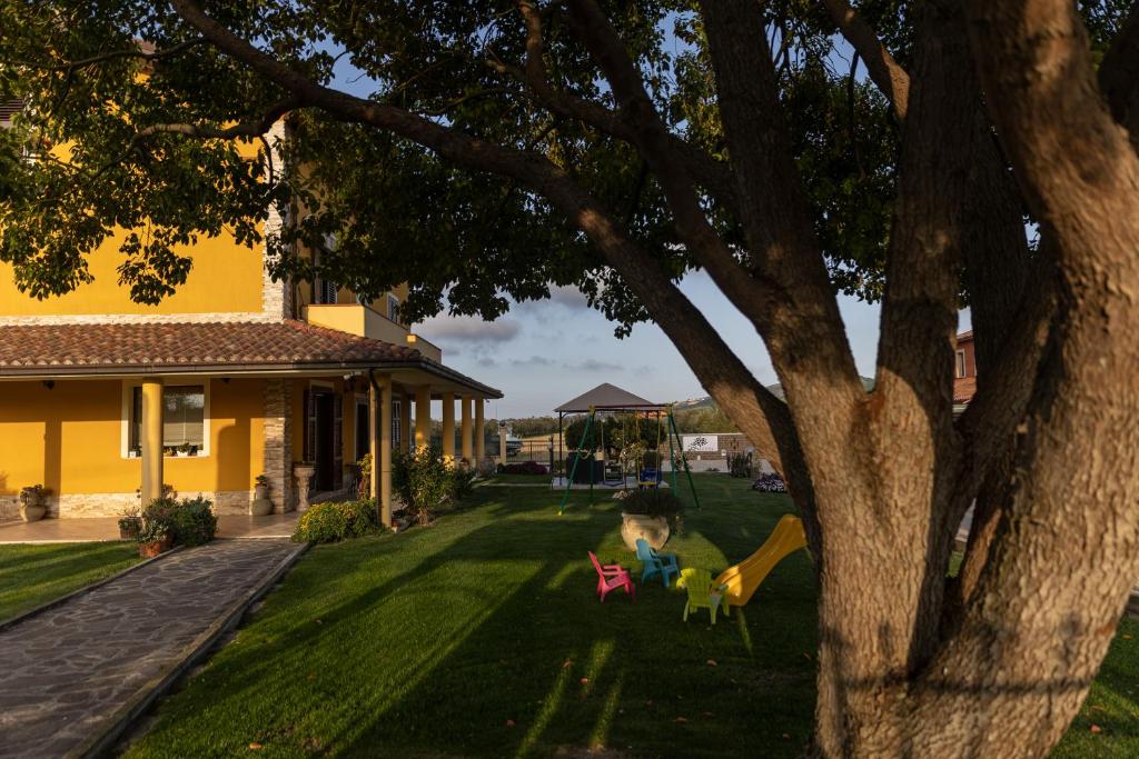 Zahrada ubytování B&B La Canfora