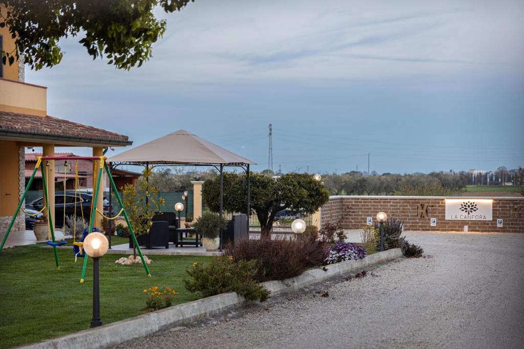 Zahrada ubytování B&B La Canfora