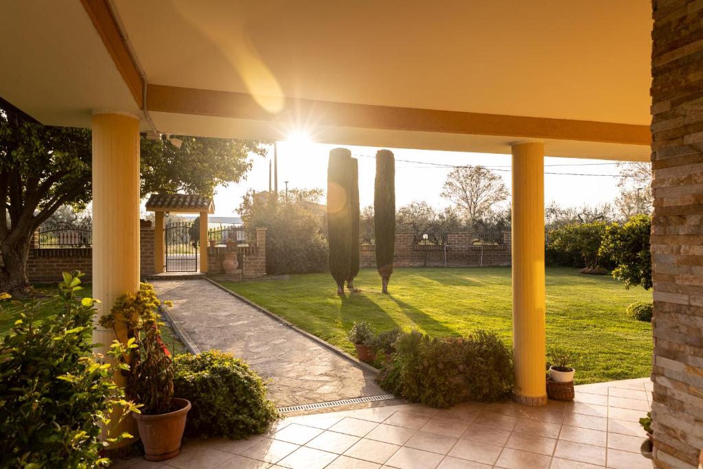 Zahrada ubytování B&B La Canfora