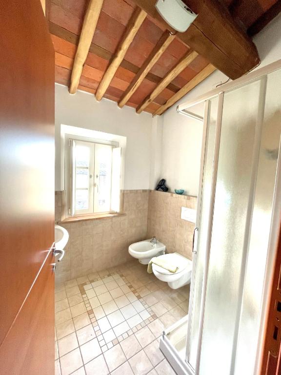 Koupelna v ubytování B&B Alloro