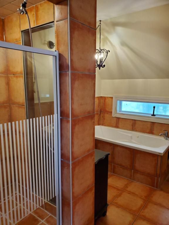 Koupelna v ubytování Rothesay Motel