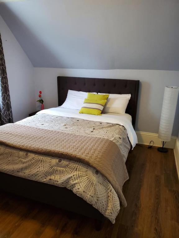 Postel nebo postele na pokoji v ubytování Rothesay Motel