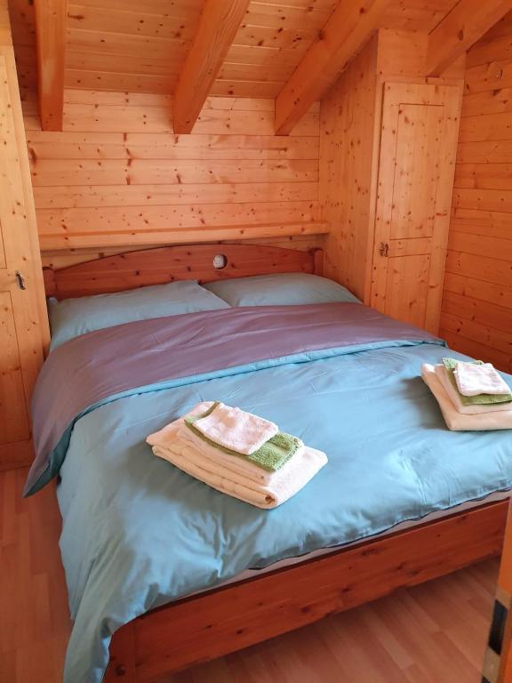 Postel nebo postele na pokoji v ubytování Appartement Orchis