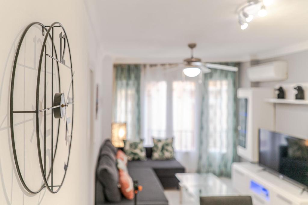 A seating area at Apartamento Bazán Granada