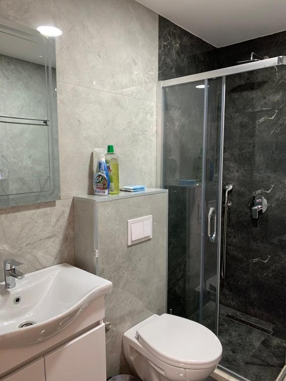 Koupelna v ubytování Apartman A2