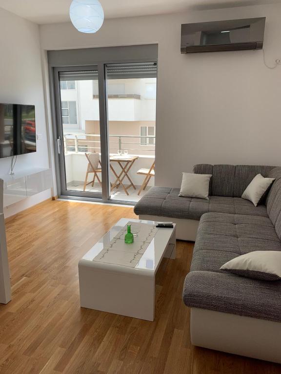 Posezení v ubytování Apartman A2