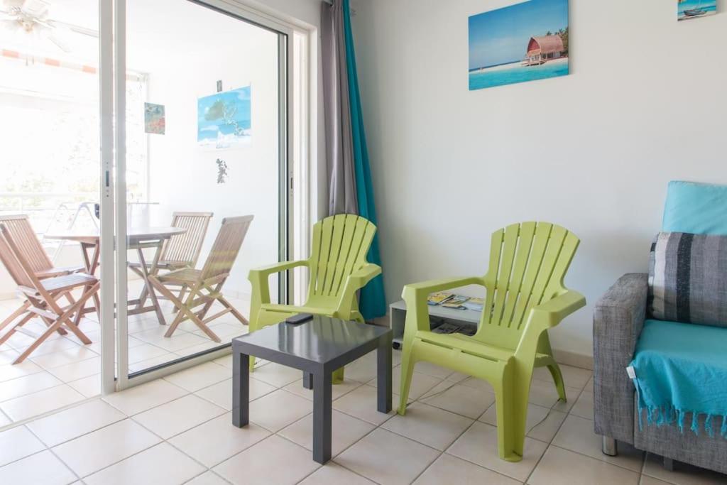 Posezení v ubytování T2 Tt Confort/Wifi 200m plages Anses Mitan 3 Ilets