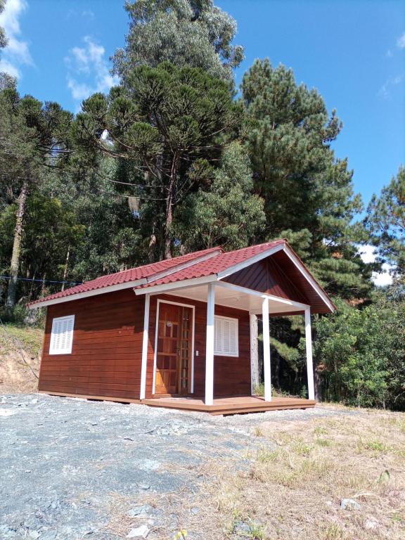 Bygningen som feriehuset ligger i