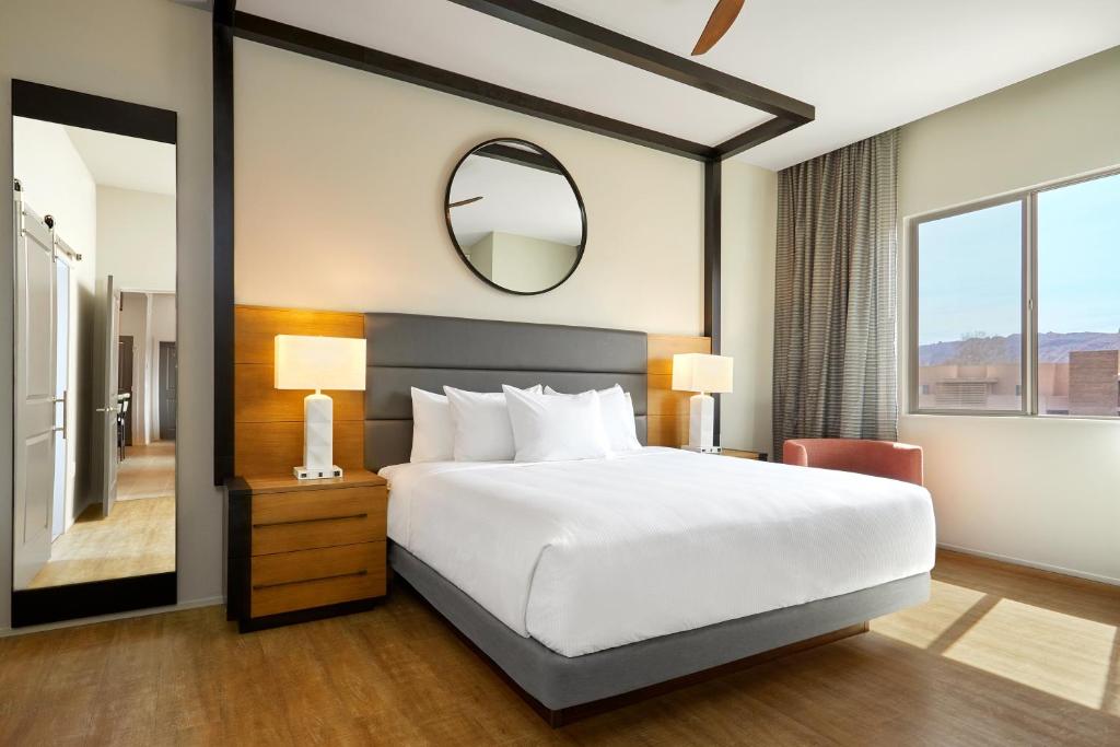 Letto o letti in una camera di WorldMark Moab