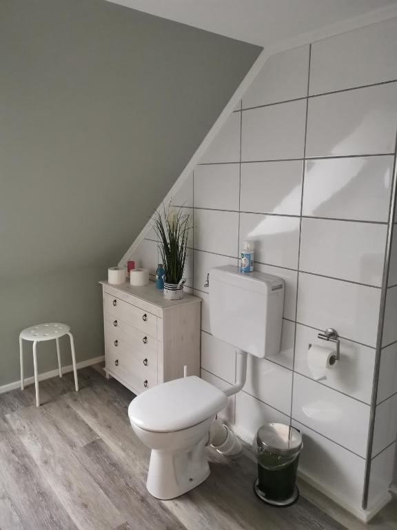 Koupelna v ubytování Susan's ole Schoolhus