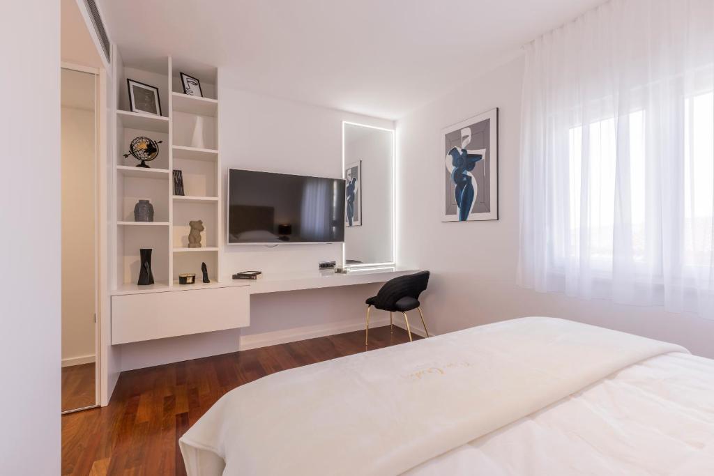TV a/nebo společenská místnost v ubytování HOUSE MATIJA