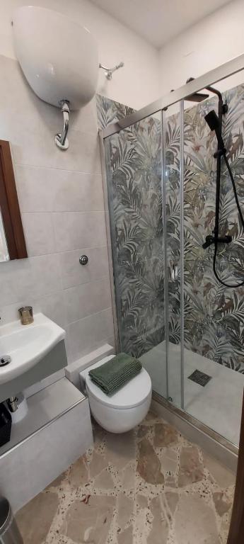 Koupelna v ubytování Tilde B&B