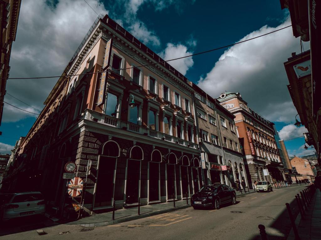 Budova, kde se hotel nachází