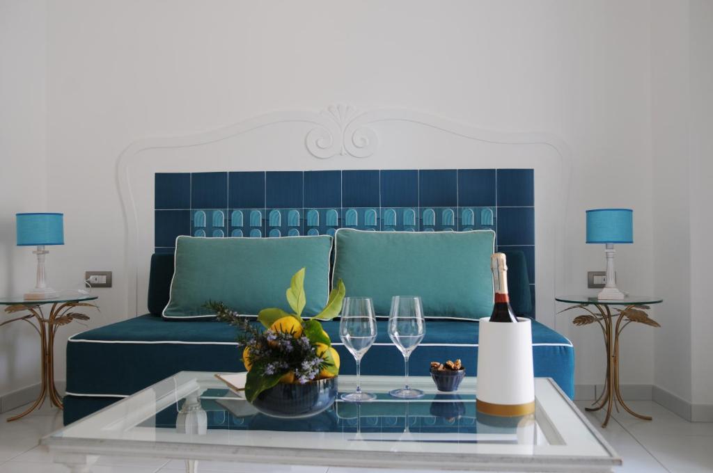 Posezení v ubytování Milky Suites Positano