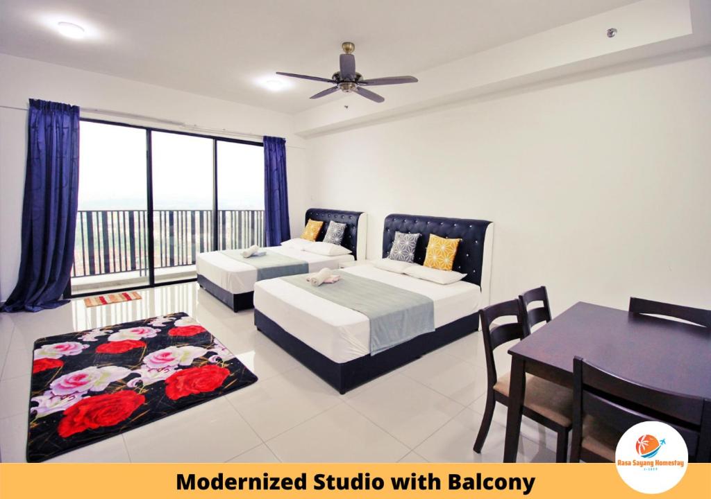 Rasa Sayang Homestay @ I-Soho, I-City - Estudio Con Balcón